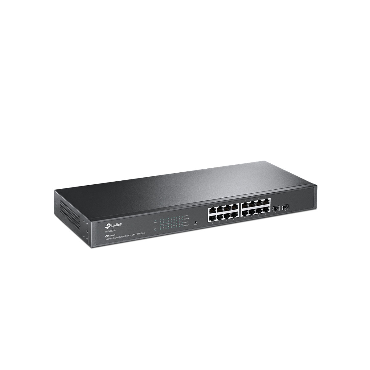 سوئیچ شبکه 16 پورت با 2 پورت SFP تی پی لینک مدل TL-SG2218-3